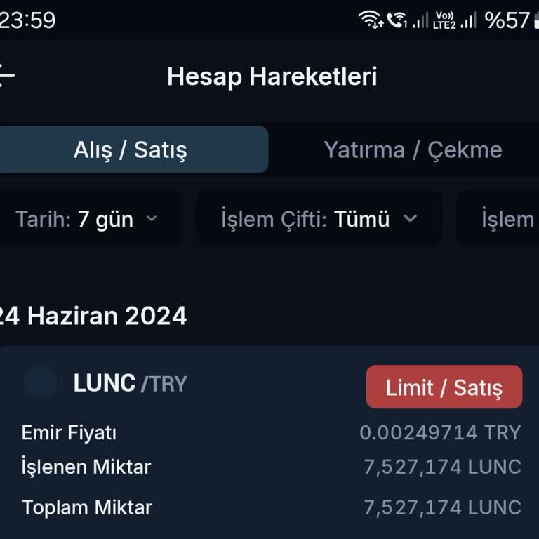 BTCTURK Lunc Coin Delist Etme