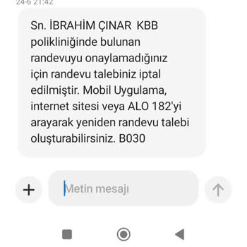 MHRS Randevu İptal Edildi