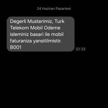 Türk Telekom Mobil Ödeme Kapalı Olduğu Halde Faturaya Ücret Yansıtması