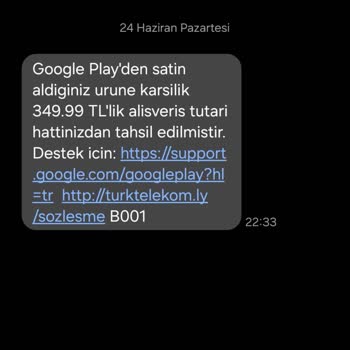 Türk Telekom Mobil Ödeme Kapalı Olduğu Halde Faturaya Ücret Yansıtması