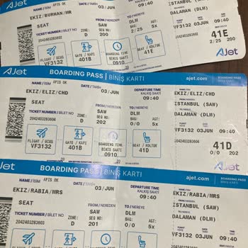 AJet (Anadolu Jet) Uçağın Kalkmasına Yarım Saat Varken Uçağa Bindirilmedik!