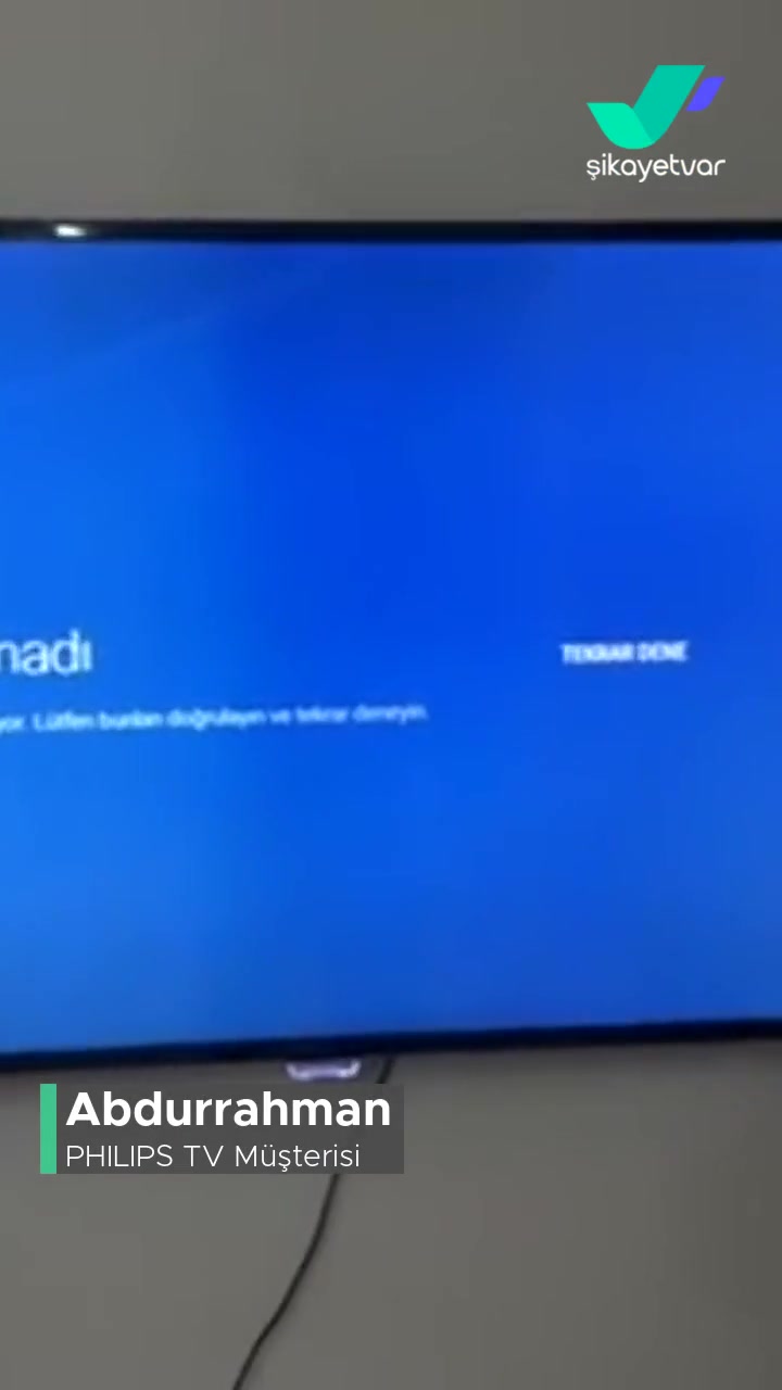 Philips TV Çözülemeyen Sorun! videonun kapak resmi