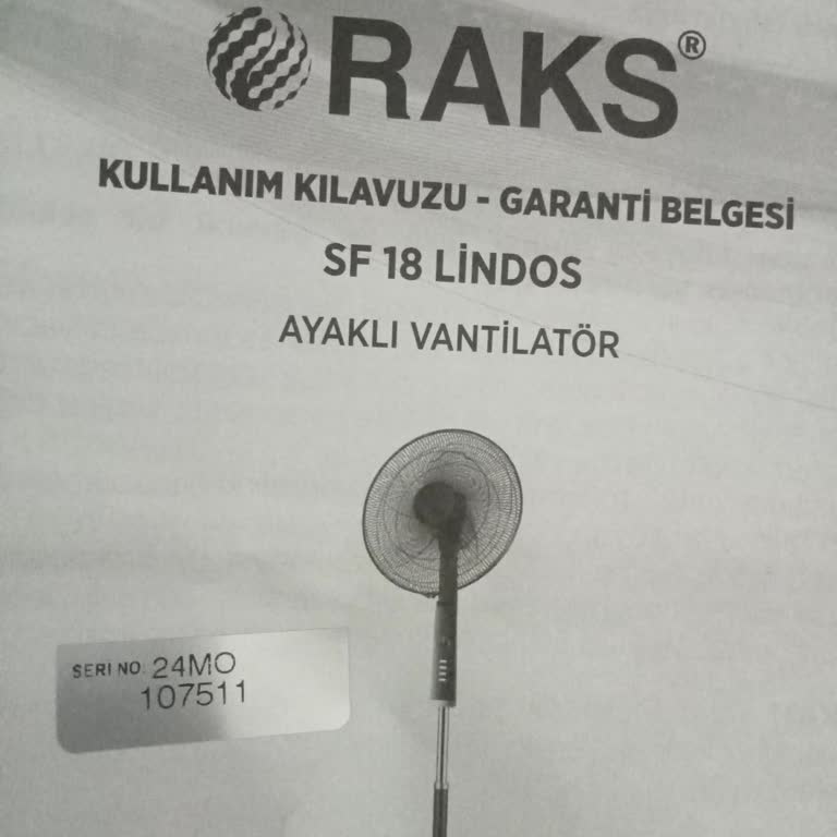 Raks Sf 18 Vantilatör
