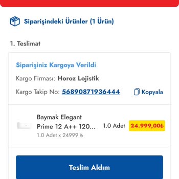 Şok Marketler 10 Kere İptal Edilen Fakat Kargoya Verilen Ekstra Klima Siparişi