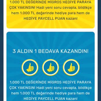 Paycell De Migros Çeki Alamıyorum Sizden Bilgi Bekliyorum Saygılarımla
