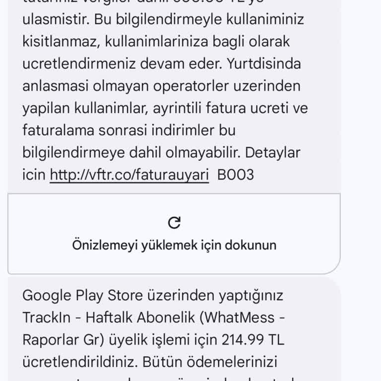 Whatmess Uygulamasıyla İlgili Şikayetim