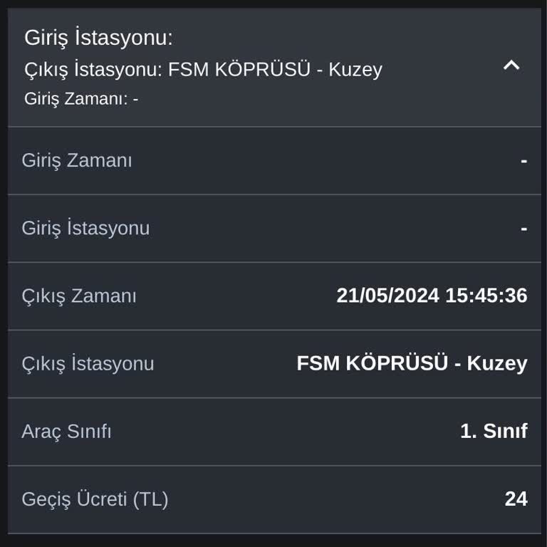 Karayolları Genel Müdürlüğü Geçmediğim Yerden Plakama HGS Ücreti Yansıtılması