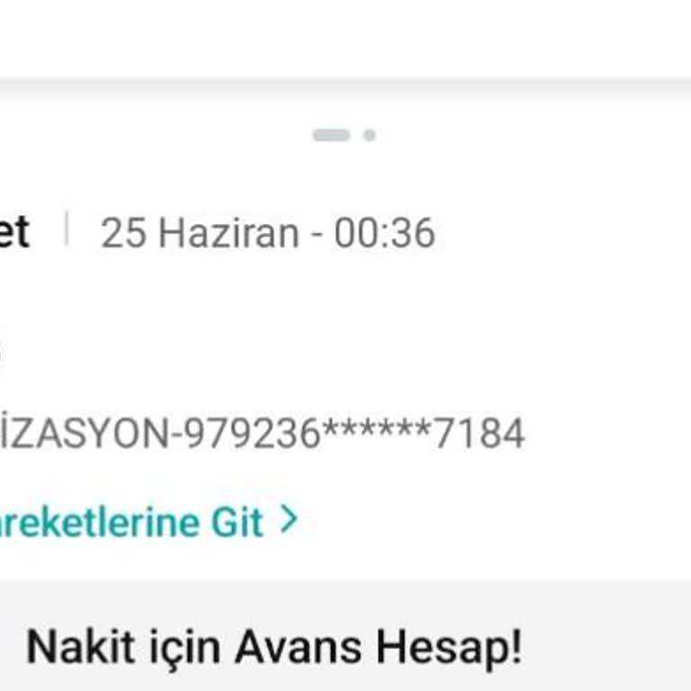 Çetinkaya Habersiz Para Çekilmiş