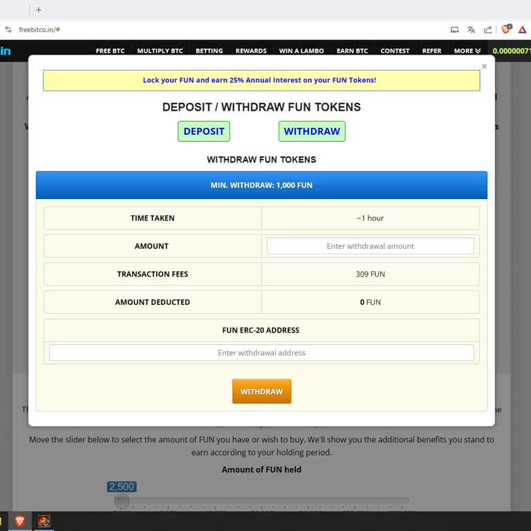 Freebitco.in Fun Token Çekim Talebime 10 Gündür Yanıt Alamıyorum