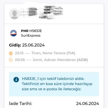 Turna.com Bilet Değişim Ve İptali