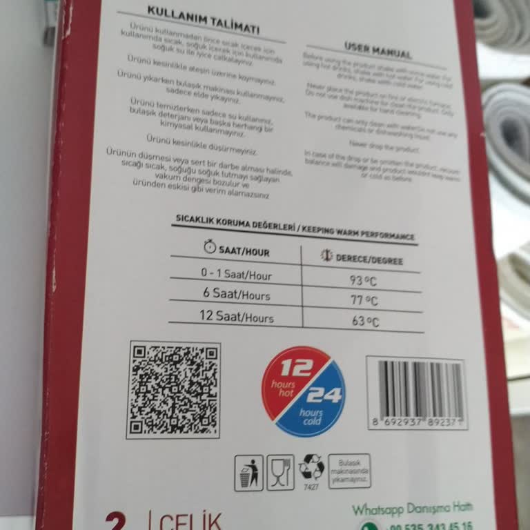 Termosan Çelik Termos Soğutuyor Isıyı Dışarı Veriyor