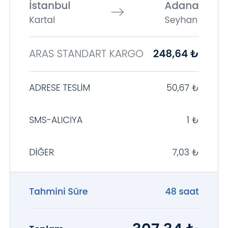 Aras Kargo'dan Teslimat Ve Ücret Sorunu