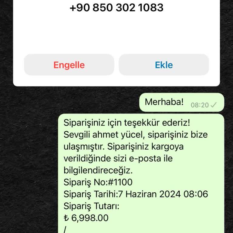 Ofisel Ürün Teslimatı Yok