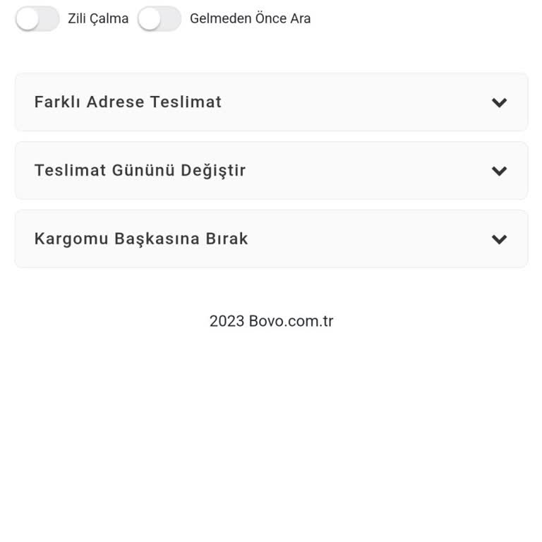 Bovo Kargo Adres Bilgisi Eksik Ya Da Hatalı