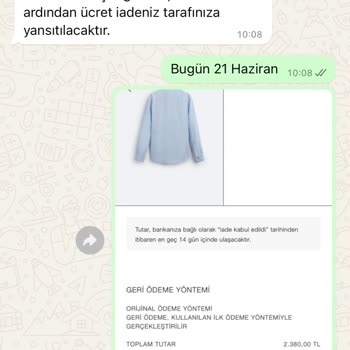 Zara Para İadesi Ve Kargo Sorunu