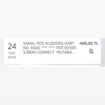 Bein Connect Hesabımdan Habersiz Para Çekti
