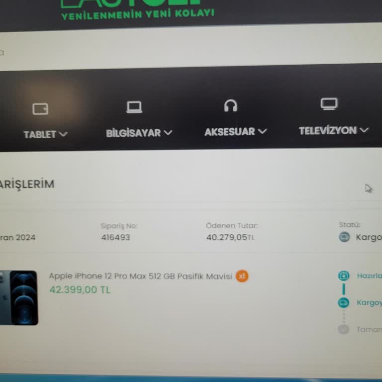 EasyCep Kargolandı Denilen Telefonum 10 Gün Oldu Hala Gelemedi