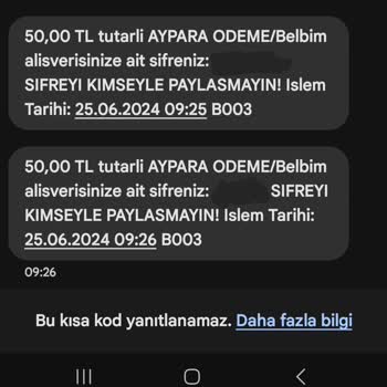 Aypara Belbim İzinsiz Para Çekimi