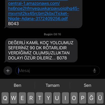 Kamil Koç Mağduriyeti Ve Otobüsün Bir Buçuk Saat Gecikmesi