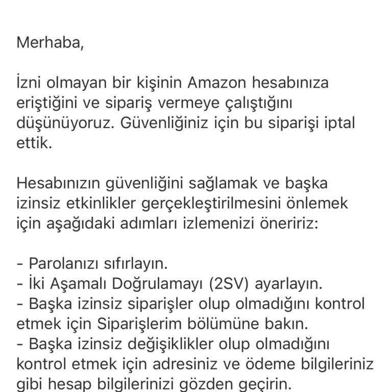 Amazon Sipariş İptali Ve Fiyat Değişikliği Şikayeti