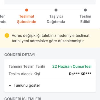 Trendyol Express Trendyol Expres Kargo Değil Oyalama