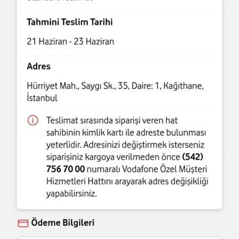 Vodafone Yanımda Cihaz Alımı