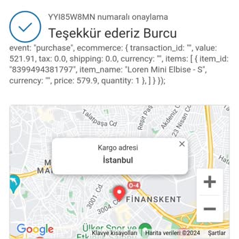 LESEQUENCE Mayıs Ayında Verilen Elbise Siparişinde Sorunlar