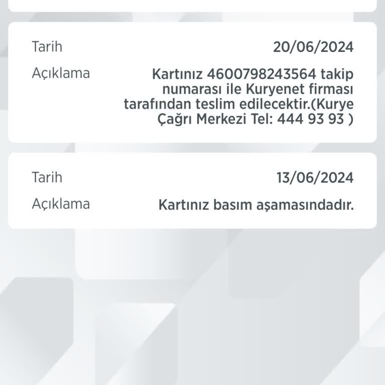 Kuryenet Ziraat Bankası Kartım Gelmiyor Çok Gecikti