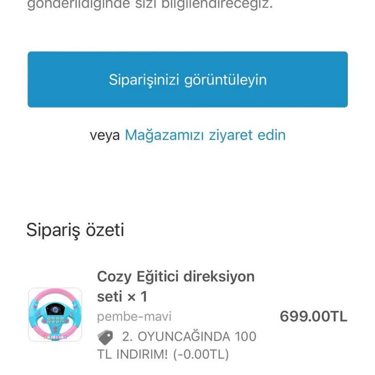 Cozybabe Cozy Eğitici Direksiyon