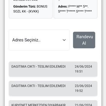 Kuryenet Adrese Uğramıyor, Teslimatı Yapmıyor Ve İade Ediyor.