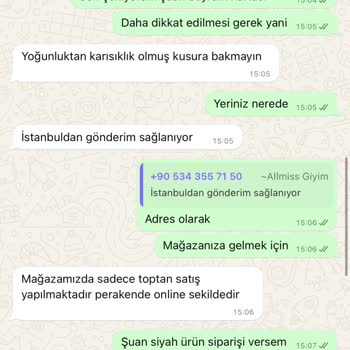 Allmiss Giyim Sayfası Mağduruyum Dikkat Edilsin