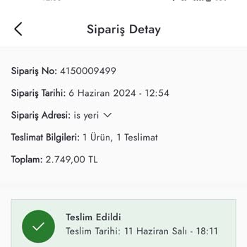 Boyner Teslim Edilmeyen Ürün Hk.