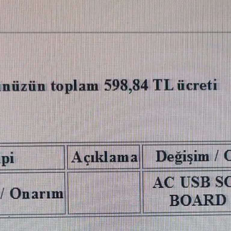 Casper Via Garantili Temiz Kullanılan Üründe Ödeme Çıkarılması