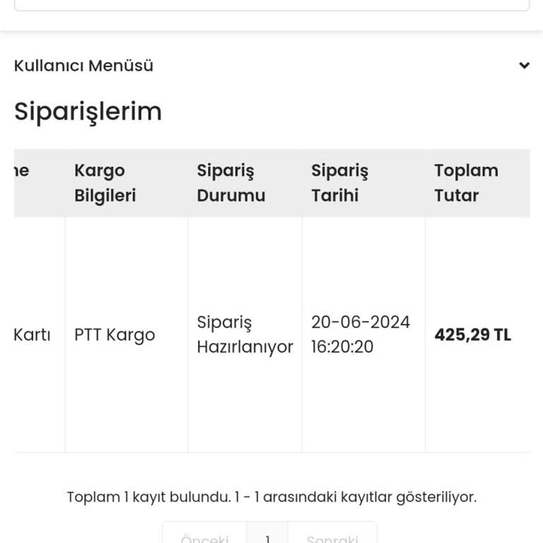 İndeks Kitap Siparişin Kaç Gündür Hazırlanıyor Görünmesi