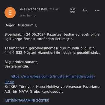 IKEA&Horoz Lojistik Mağduriyeti Yaşıyorum