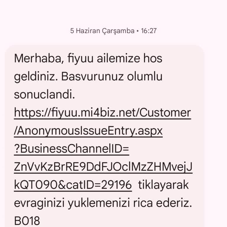 Fiyuu Yanlış Bilgi Verdiler