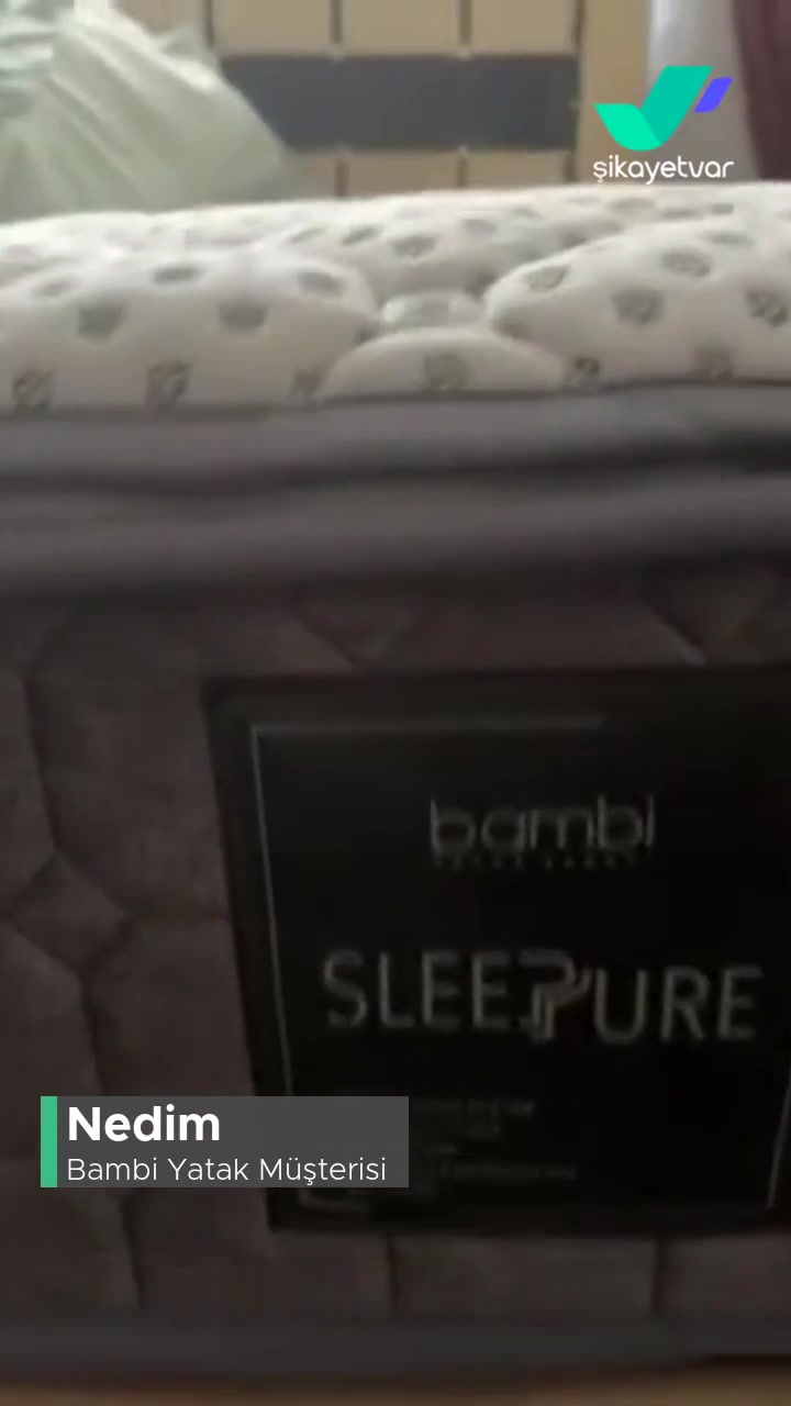 Bambi Yatak Çöktü Çok Kaliteli Dediler Yatak İçindeki Yaylar Sağa Sola Gidiyor! videonun kapak resmi