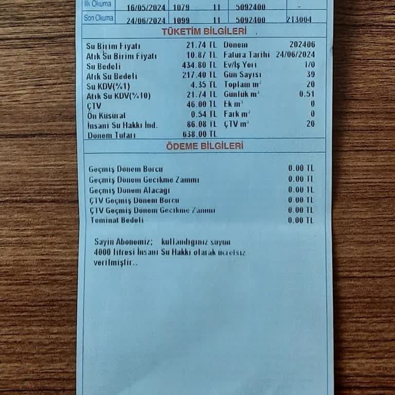 İSKİ'nin Fazladan Metreküp Ekleyerek Fatura Kesmesi - Haksız Kazanç