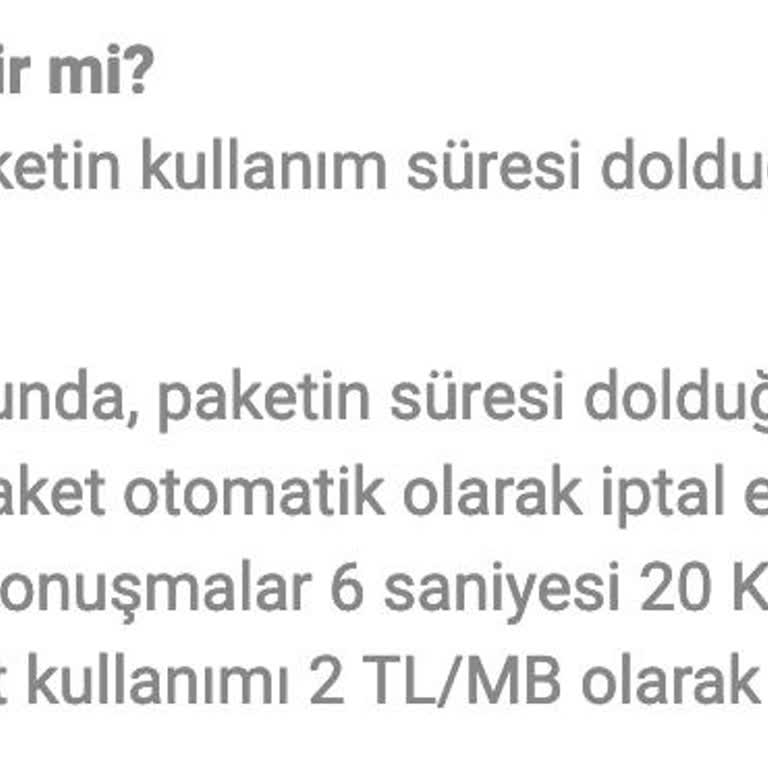 Bimcell Yanlış Paket Tanımlaması Ve İade Talebi