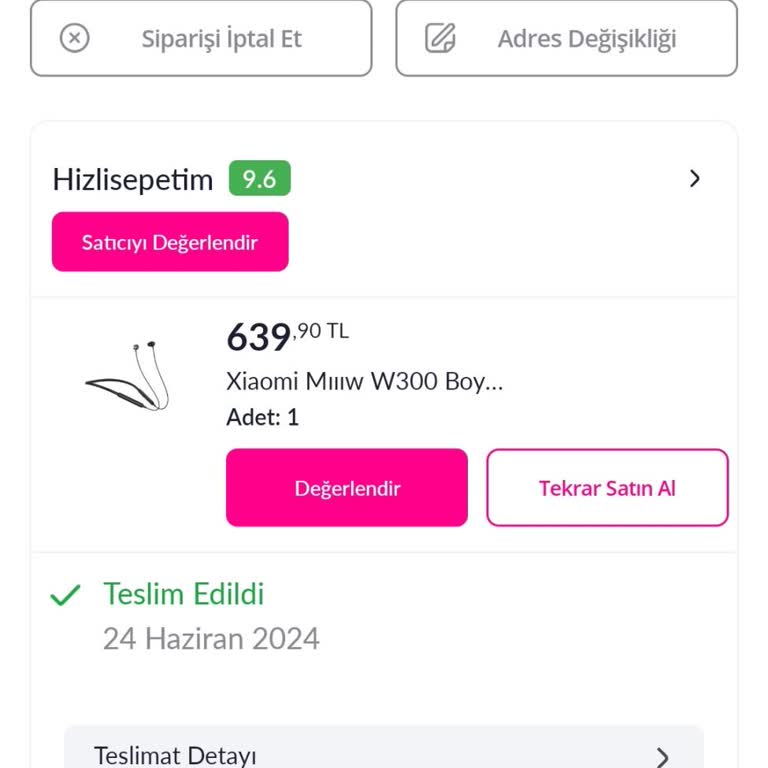 Pazarama Teslim Edilmeyen Sipariş Ve İade Sorunu
