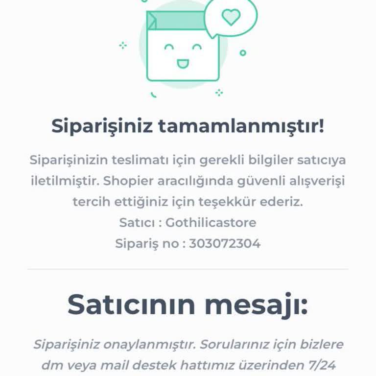 Gothilicastore 24 Gün Geçmesine Rağmen Ulaşmayan Sipariş