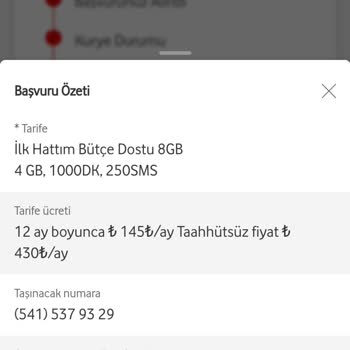 Vodafone Yanlış Paket Tanımlamış
