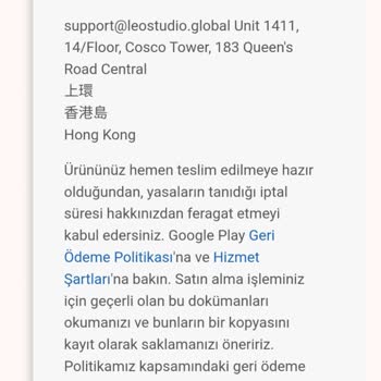 Google Play Ücret İadesi İstiyorum