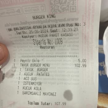 Burger King Siparişler Umursanmıyor Dikkate Alınmıyor