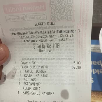 Burger King Siparişler Umursanmıyor Dikkate Alınmıyor
