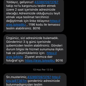Aras Kargo Ve Boyner'den Dolayı Yaşadığım Sipariş Problemi
