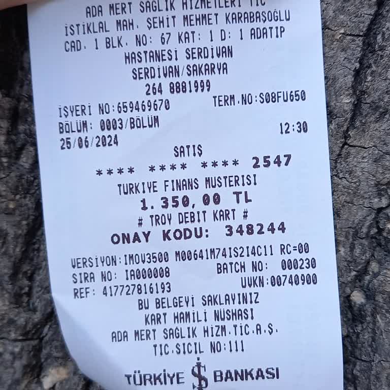 Özel Adatıp Hastanesi Yalan Bilgi Verildi