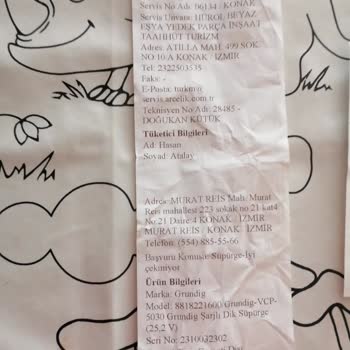 Grundig Arçelik Müşteri Hizmetlerinin İlgisizliği Ve Servis Kalitesizliği