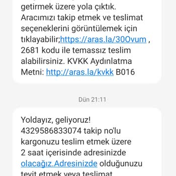 Aras Kargo Kargomu Teslim Etmiyor