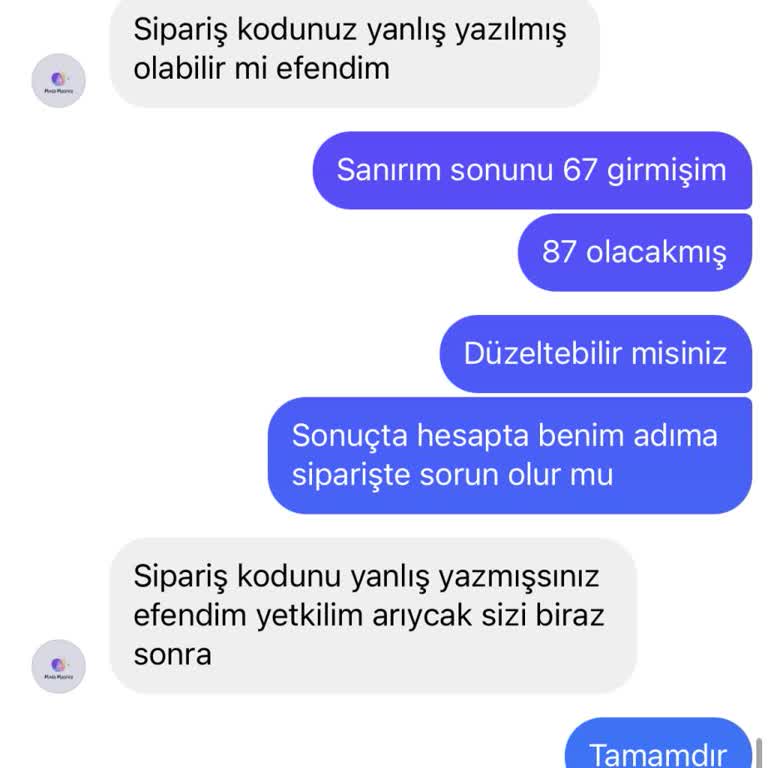 Modamasiva.tr'den Yaşadığım Sorun Ve Mağduriyet